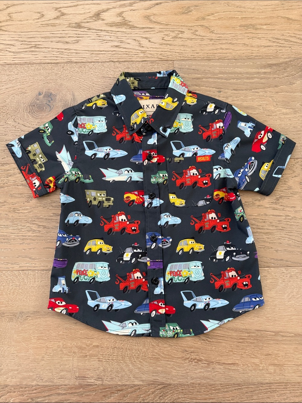 RSVLTS Disney Pixar Cars "Cruisin" shirt toddler size 2